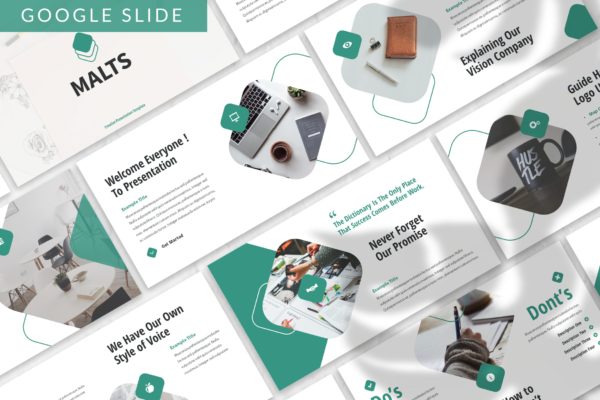 商业办公主题Google幻灯片模板 Malts – Business Google Slide Template