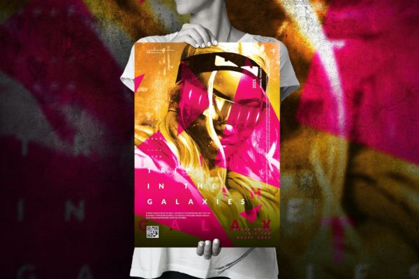 现代抽象艺术音乐活动海报设计模板v15 Art Music Event – Big Poster Design