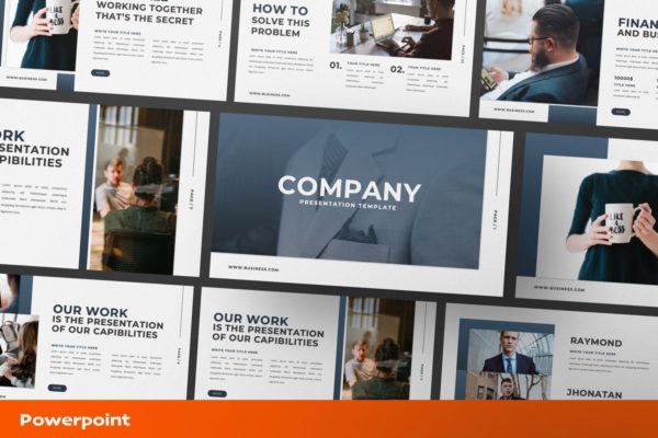 创意公司项目介绍PPT幻灯片模板下载 Company Creative Presentation Template