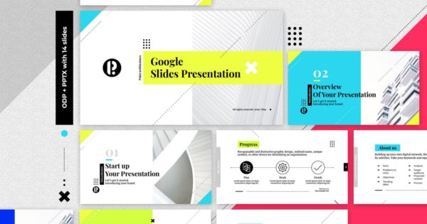 创意现代的Google幻灯片设计模板 Creative Google Slides Presentation Template