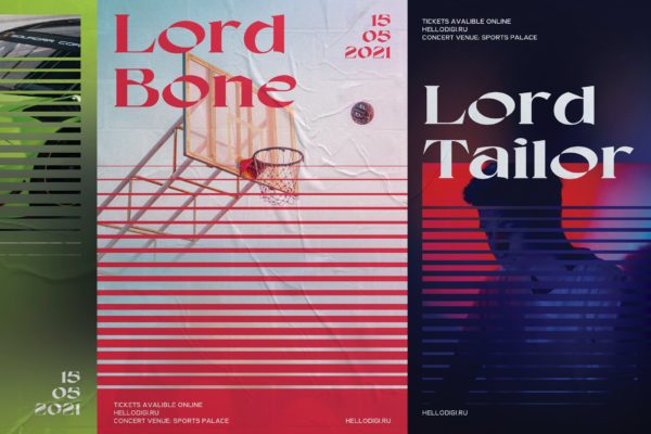 A3尺寸超现代条纹海报设计模板 Ultra-modern A3 Poster Lord