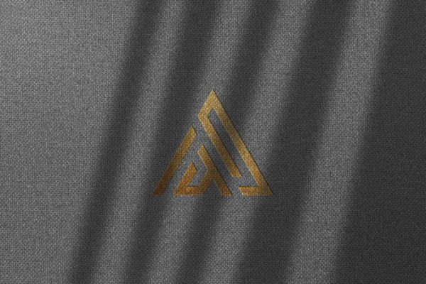 毛织物纹理标志Logo样机 Logo Mockup on Wool Fabric Texture