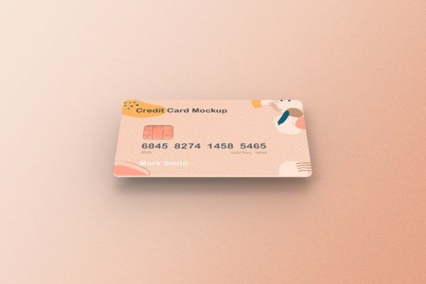 储蓄卡/信用卡设计样机模板v11 Credit Card Mockup