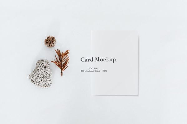 邀请卡&卡片设计样机模板#786 Card Mockup #786