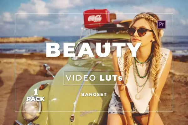 美女模特照片视频后期调色LUT预设包v1 Bangset Beauty Pack 1 Video LUTs