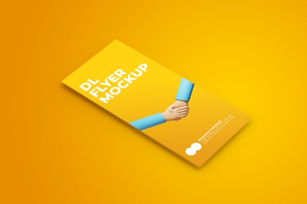 DL尺寸宣传单设计展示样机模板v3 DL Flyer Mockup
