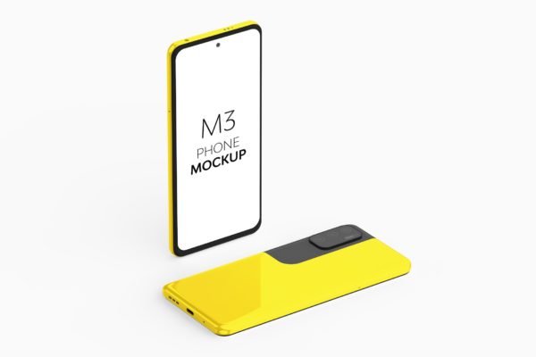 小米POCO M3 Pro手机样机v3 M3 Phone Mockup