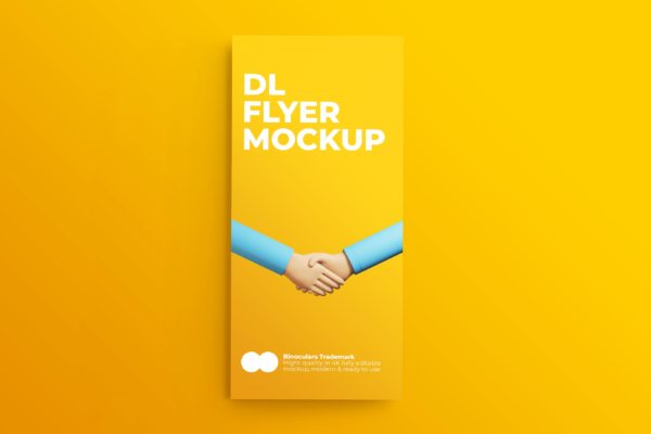 DL尺寸宣传单设计展示样机模板v7 DL Flyer Mockup