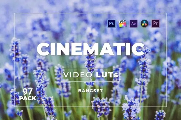 大片电影后期滤镜LUT调色预设包v97 Bangset Cinematic Pack 97 Video LUTs