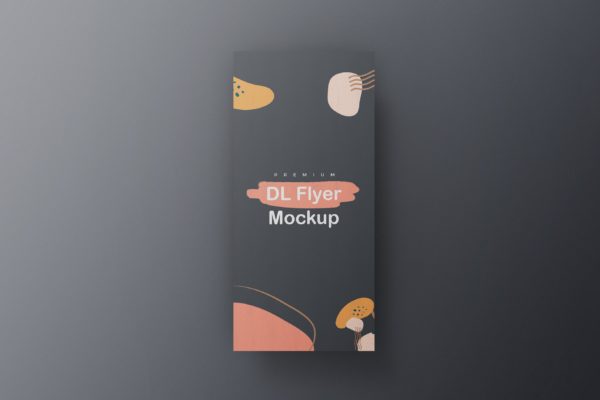 DL尺寸广告传单卡片设计样机v1 DL Flyer Mockup