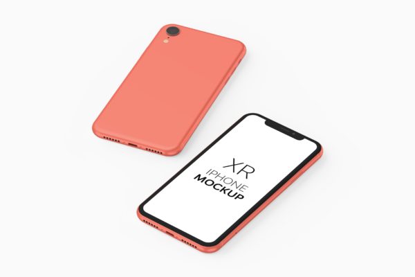 苹果iPhone XR手机样机v4 iPhone XR Mockup