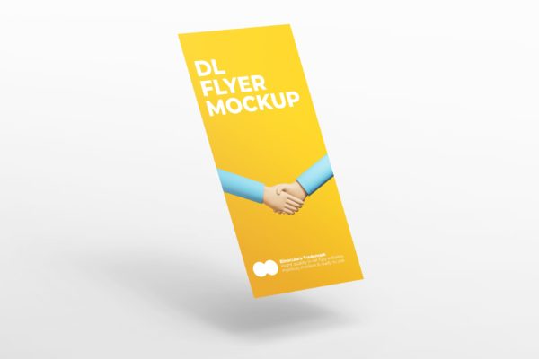 DL尺寸宣传单设计展示样机模板v5 DL Flyer Mockup