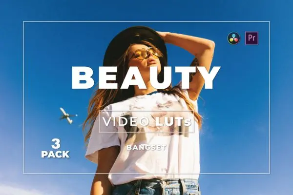 美女模特照片视频后期调色LUT预设包v3 Bangset Beauty Pack 3 Video LUTs
