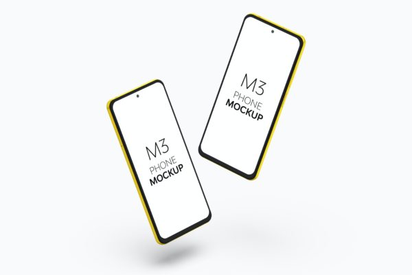 小米POCO M3 Pro手机样机v2 M3 Phone Mockup