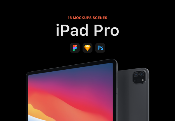 设计森林下午茶：iPad Pro平板电脑样机场景