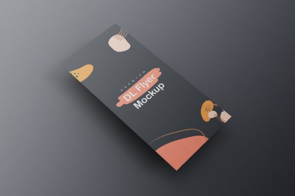 DL尺寸广告传单卡片设计样机v3 DL Flyer Mockup