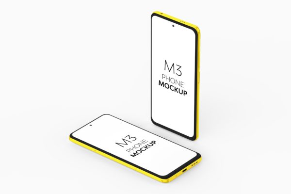小米POCO M3 Pro手机样机v5 M3 Phone Mockup