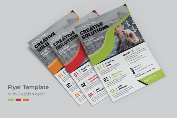 业务解决方案传单设计 Business Flyer