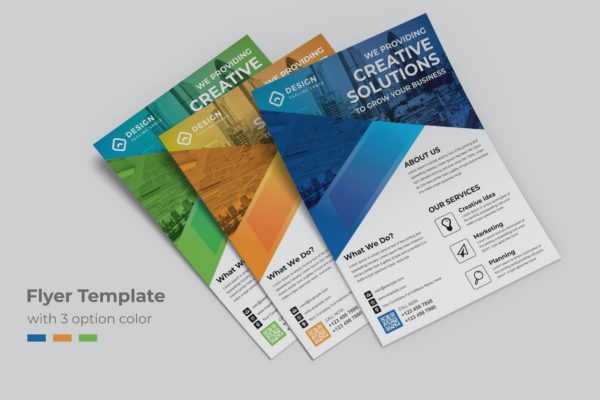 商业公司介绍海报设计模板 Business Flyer Template