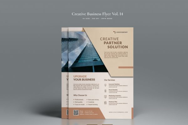 公司业务促销海报模板 Promotion Business Flyer