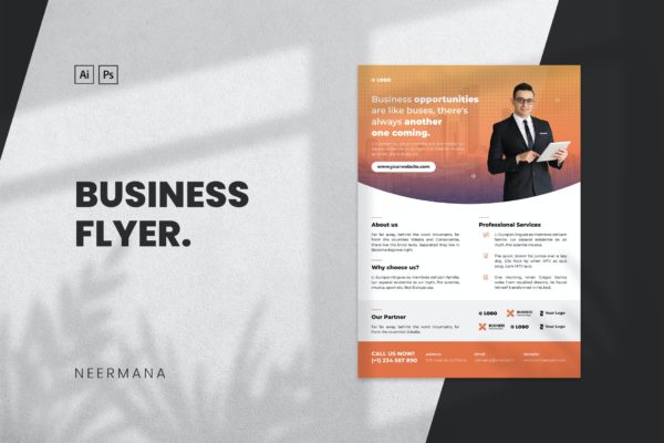 商业推广海报传单设计模板 Business Flyer Template