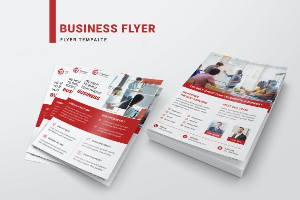 商业服务海报传单设计模板v1 Business Service Flyer Template