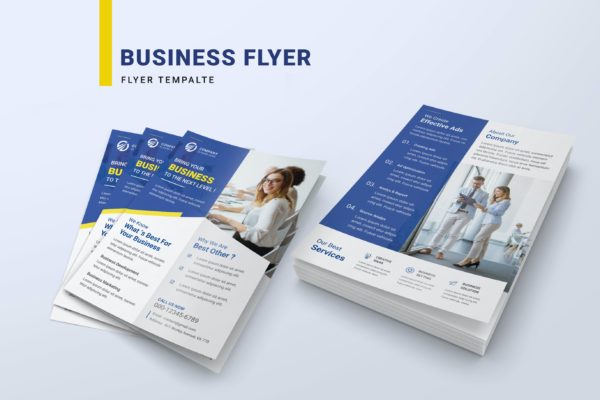 商业方案传单设计模板 Business Flyer Design Template