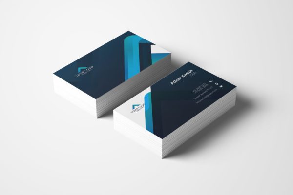 行政总裁CEO名片设计模板v80 Business Card Template.v80