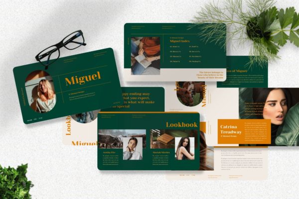 极简主义品牌PPT模板 Miguel – Minimal Powerpoint Template