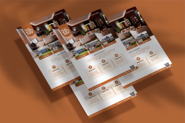 房地产业务海报素材 Real Estate Flyer