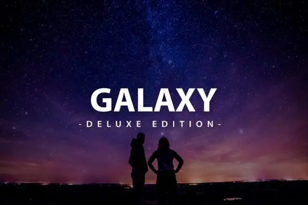 天文摄影色彩增强照片后期LR预设 Galaxy Deluxe Edition | For Mobile and Desktop
