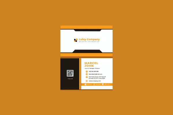 建筑设计师名片模板 Luicy Company Business Card