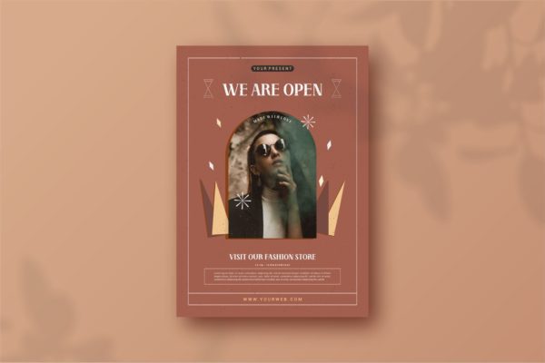 时尚商店海报模板下载 Fashion Store Flyer
