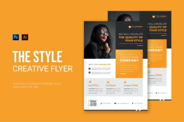 企业公司宣传海报模板下载 Style Company – Flyer