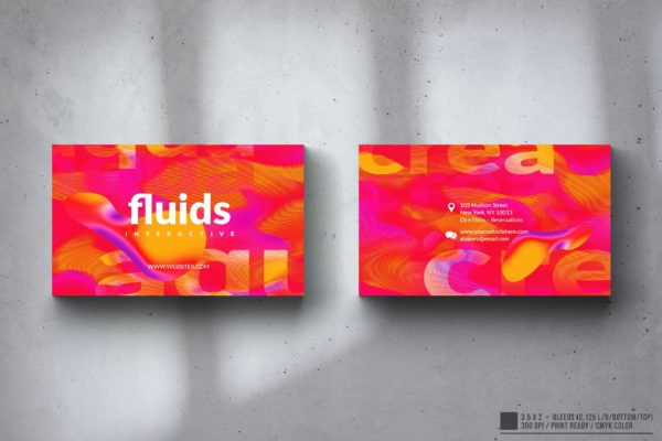 创意抽象派企业名片设计模板v2 Creative Multipurpose Business Card Design