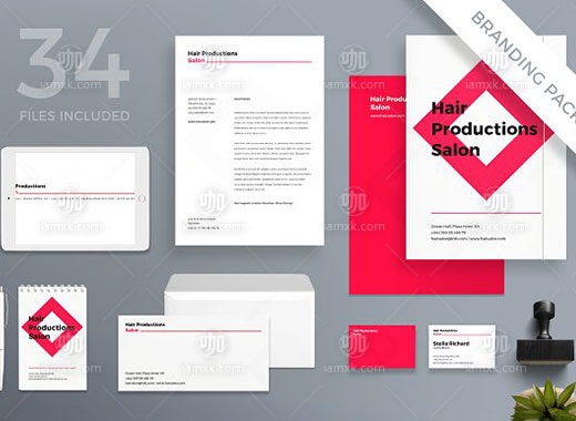 一套商业化品牌包装模板下载[psd,eps]