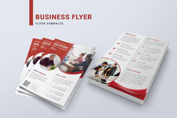 商业解决方案海报传单设计模板v3 Business Solution Flyer Template