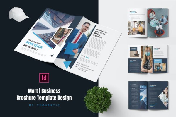 商业多用途手册模板设计 Mort | Business Brochure Template Design
