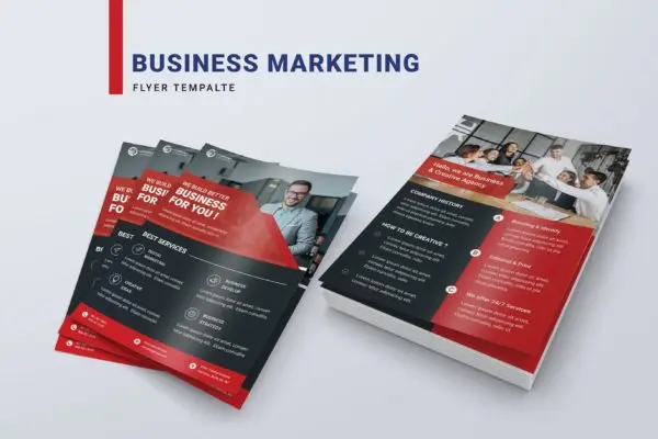 商业公司海报设计模板 Business Flyer Template