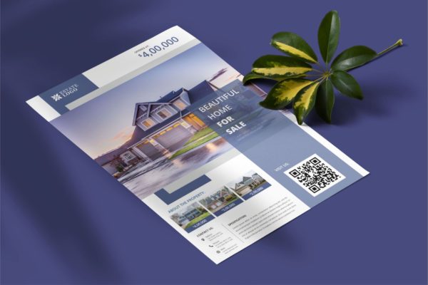 房屋广告海报传单设计模板 FLYER BUILDING