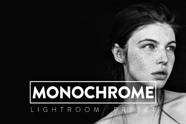 10款黑灰调人物摄影Lightroom预设 10 Monochrome Lightroom Presets