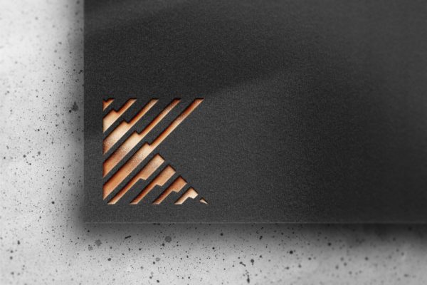 企业品牌VI展示金色压印Logo样机模板v4 Gold Logo Mockup