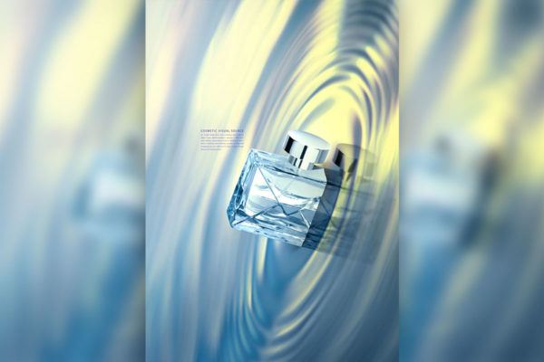 水纹香水化妆品视觉海报设计韩国素材[psd]