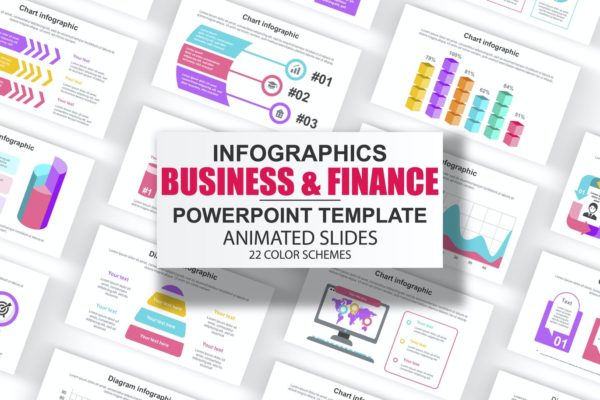 商业业务信息图表Powerpoint幻灯片模板 Business Infographics Powerpoint Slides Template