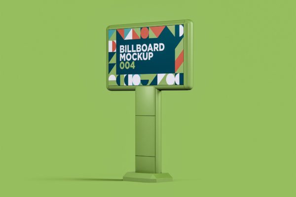 广告牌广告展示设计样机v4 Billboard Mockup 004