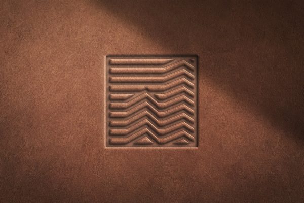 皮革材料Logo样机模板 Leather Logo Mockup