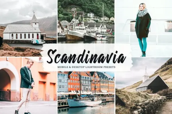 斯堪纳维亚梦幻白建筑摄影LR预设 Scandinavia Mobile & Desktop Lightroom Presets