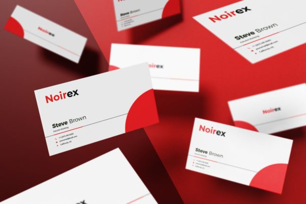 市场营销机构企业名片设计模板v1 Corporate Business Card Template Jegtheme Vol. 01