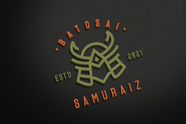 优雅3D标志Logo设计样机 Elegant Logo Mockup