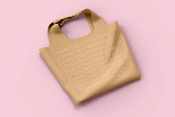市场购物袋设计样机 Market Bag Mockup